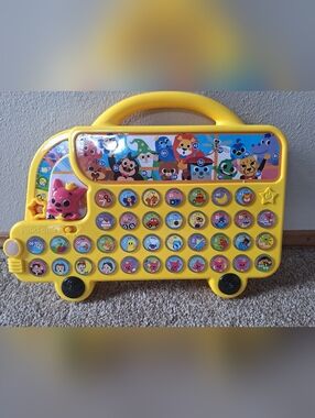 Pinkfong Learning Korean Hangul Version Bus Play Toy For Baby & Kids Tested